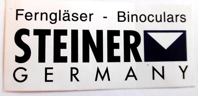 Promotional Stickers Steiner Binoculars Rifle Scopes Bayreuth Germany Hunting