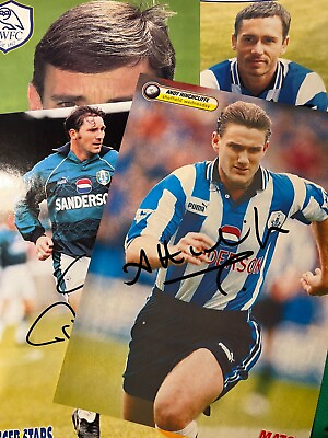 SHEFFIELD WEDNESDAY BLONDEAU NOLAN HINCHCLIFFE HIRST SIGNED PAGES
