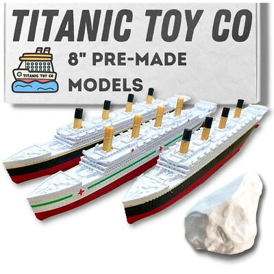 #ad TitanicToyCo RMS Titanic Model Ship or Britannic or Olympic 8quot; Assembled Tita...