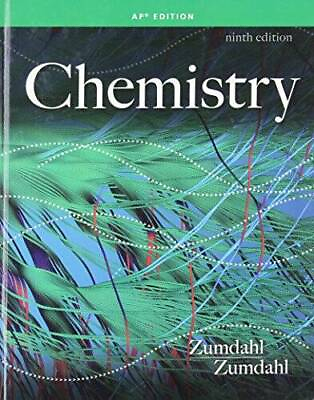 #ad Chemistry AP Edition Hardcover By Zumdahl Steven S GOOD