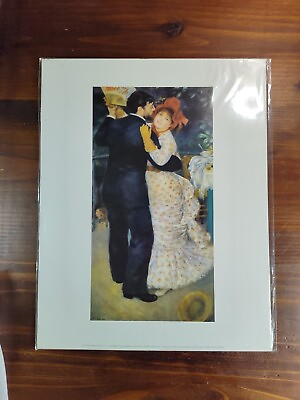 #ad Dance in the Country Pierre Auguste Renoir Art Print Poster 14quot; x 11quot; NIP