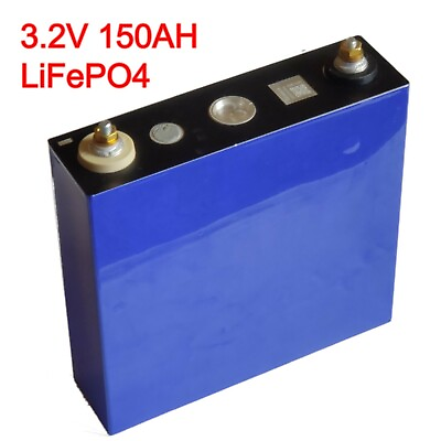 150AH 3.2v Lithium Iron Phosphate LiFePO4 Prismatic cell for RV Solar Home Kit