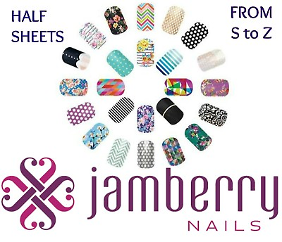 #ad jamberry wraps half sheets with names from * S to Z * buy 3 amp; get 1 FREE 🎁