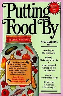#ad Putting Food By Paperback By Greene Janet GOOD