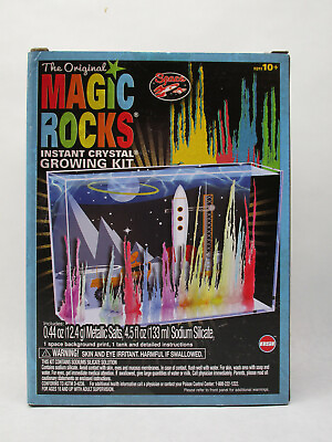 Original Magic Rocks Deluxe Rock Growing Kit Science Toy Space Theme Gift