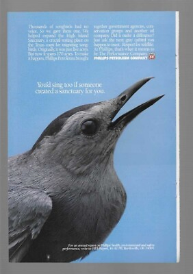 #ad #ad Phillips 66 Petroleum Company High Island Sanctuary Texas 1995 Print Ad