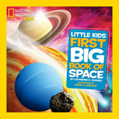 #ad National Geographic Kids First Big Book of Space National Geographic Lit GOOD