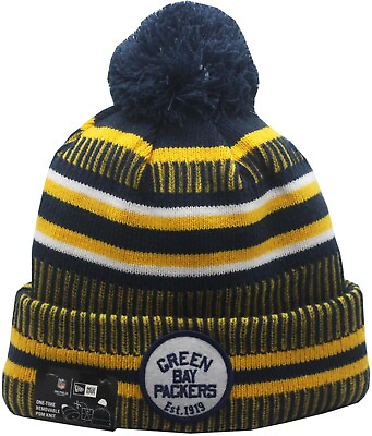 #ad Green Bay Packers 2019 Sport Knit Hat On Field Blue