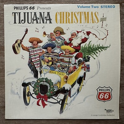 #ad Phillips 66 Presents Tijuana Christmas Volume Two. Rare Vinyl LP.