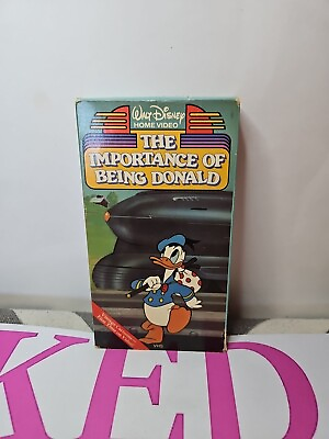 #ad The Importance Of Being Donald VHS Walt Disney Home Video