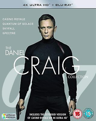 #ad James Bond: The Daniel Craig Collection 4K UHD Blu ray Various UK IMPORT