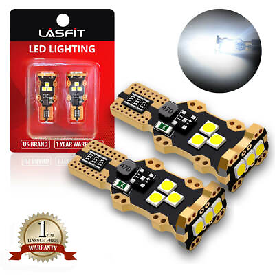 #ad LASFIT LED Reverse Back Up Light Bulb 921 912 W16W T15 906 916 Super White 6000K