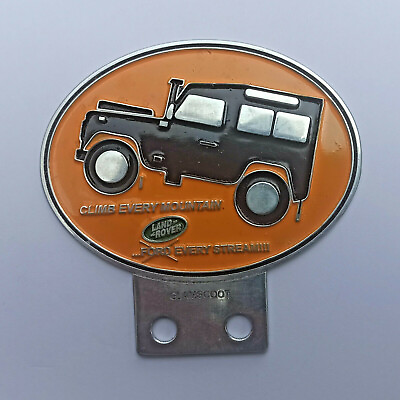 Land Rover 70 th anniversary Club Series 1 2 2a 3 funny Badge VINTAGE SALE logo