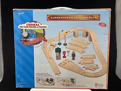 Thomas The Train Wooden “Lumberyard Expansion Pack” 1998 NIB Very Rare