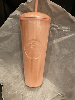 #ad Starbucks Blush Pink Rose Kaleidoscope Marble Summer 2021 Venti Cold Cup NEW