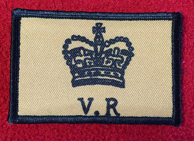 Queen Victoria Cypher Morale Patch Martini Henry Tactical Military Army Badge