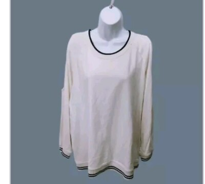 #ad Lauren Ralph Lauren Plus Size Sweatshirt Cold Shoulder Womens 3X 5100