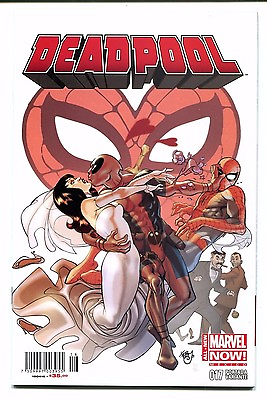 Deadpool #17 Wedding of Spider Man Pasqual Ferry Spanish Variant 9.6