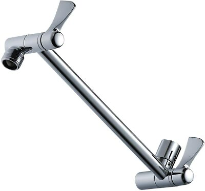 11quot; Solid Brass Shower Head Extension Arm with Lock Joints Adjustable Height