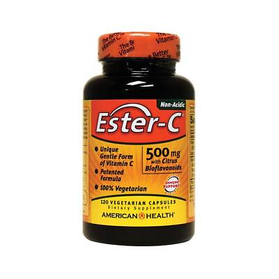 #ad American Health Ester C with Citrus Bioflavonoids 500 mg 120 Veg Caps