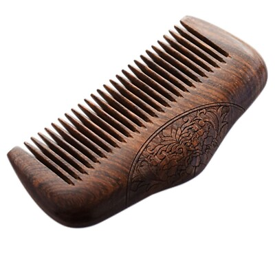 #ad Comb Sandalwood Super Narrow Dent Wood Combs Static Lice Beard h