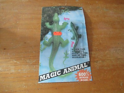 #ad Vintage quot;Magic Animalquot; Alligator GROWS IN WATER new vintage