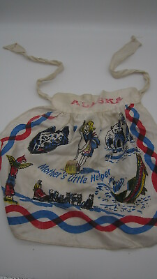 #ad Vintage Alaska Mother#x27;s Little Helper Apron Doll or Childs