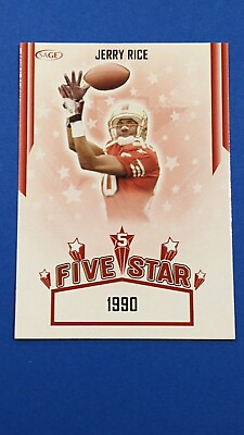 #ad 2023 SAGE Low Series Five Star #FS 3 Jerry Rice