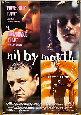 #ad NIL BY MOUTH ROLLED ORIGINAL ONE SHEET MOVIE POSTER RAY WINSTONE 1997