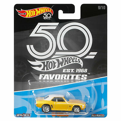 #ad BS1 1 64 Hot Wheels 50th Favorites 69 Camaro