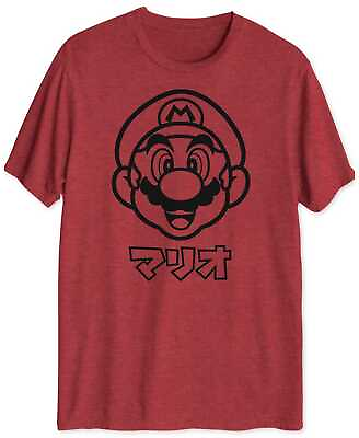 #ad Hybrid Mario Katakana Men’s Big amp; Tall Graphic T Shirt
