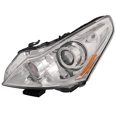 #ad Headlight Left Fits 2011 2012 Infinity G 25 Basejourney 2010 2013 G 37 4Dr