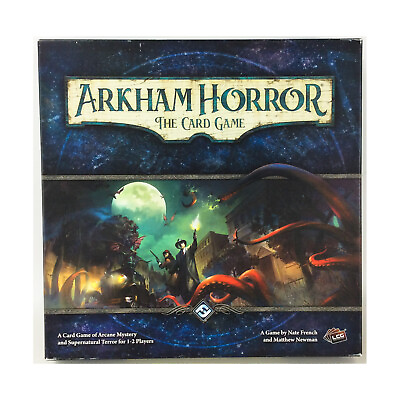 #ad FFG LCG Arkham Horror The Card Game Collection #27 Base Game x2 w The VG