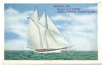 Magic 1870 Ship Postcard.