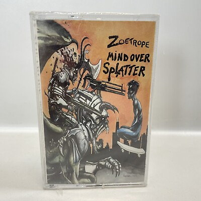 #ad Zoetrope Mind over Splatter 1993 Red Light Records Metal NEW Cassette Rare