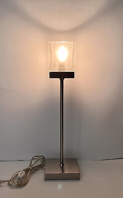Heavy Glass Votive Table Lamp UL Listed PORTABLE LUMINAIRE ISSUE NO. BK 28491