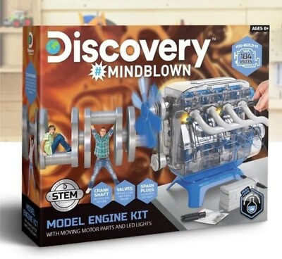 Discovery Mindblown DIY Toy Model Engine Building Kit Science Gifts for Kids