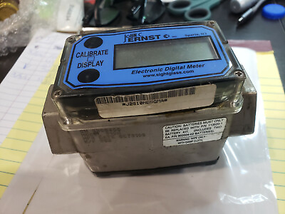 #ad JOHN C ERNST ELECTRONIC DIGTAL METER 2quot; S10N USED SALE RARE $149