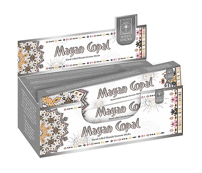 #ad Soul Sticks Mayan Copal Incense Sticks 12 Boxes Hand Rolled Natural Insence