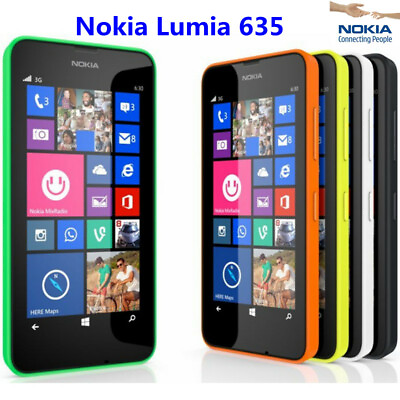 Refurgished New Unlokced Nokia Lumia 635 Smartphone 4.5quot; Quad Core 8G 5.0MP LTE