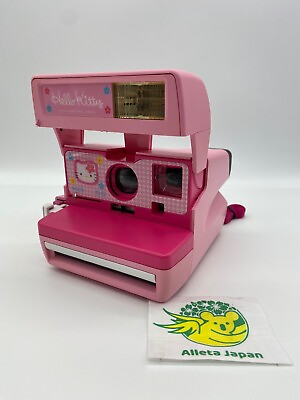 Hello Kitty Polaroid 600 Instant Film Camera Pink Limited Sanrio TOMY Body Only