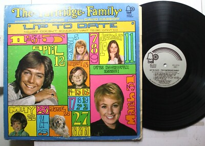 #ad The Partridge Family Lp Up To Date On Bell Vg Vg Slight Ring Wear