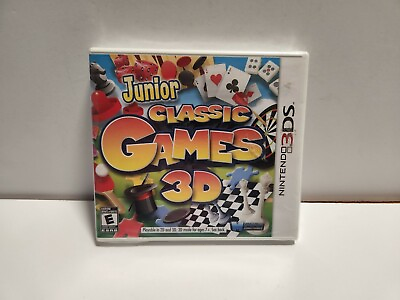 #ad Junior Classic Games 3D Nintendo 3DS 2012 BRAND NEW SEALED
