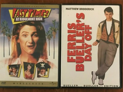 #ad Fast Times at Ridgemont High Ferris Bueller#x27;s Day Off DVD 1999