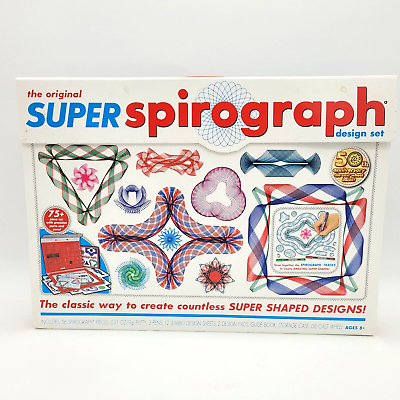The Original Super Spirograph Design Set 50th Anniversary with Diecast Wheel