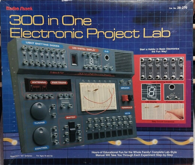 #ad Science Fair Electronic Project Lab 300 in One Kit 28 270