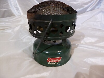 #ad COLEMAN VINTAGE CATALYTIC HEATER 3500 BTU MODEL 512A DATED 4 1970 USA UNTESTED