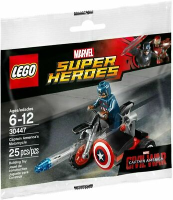 LEGO Marvel Super Heroes: Captain America#x27;s Motorcycle 30447