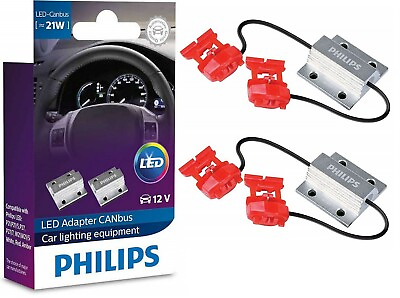 Philips LED Load Equalizer Resistor 7440 Rear Turn Signal Hyper Flash Stop Fit