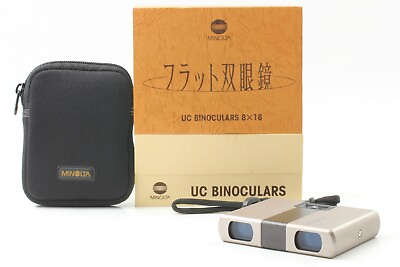 #ad *Near Mint in BOX* MINOLTA UC 8x18 7.5 Ultra Compact Binoculars From JAPAN